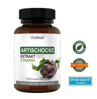 Vivameo ® 150 Artischocken Extrakt Kapseln 1800 mg Tagesportion 2,5% Cynarin