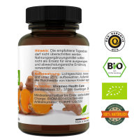 Vivameo ® Bio Kurkuma 240 Kapseln à 650 mg mit...