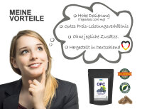 Vivameo ® OPC Traubenkernextrakt 95% + Vitamin C Kapseln à 640 mg mit Zertifikat