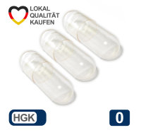 Leerkapseln Gelatinekapseln HGK Größe 0 leere...