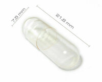 Leerkapseln • HPMC transparent leere Kapseln •...