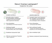 Leerkapseln vegan / vegetarisch HPMC Gr. 0 leere Kapseln Zellulose • 5000 Stück