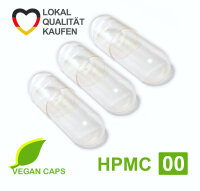 Leerkapseln • HPMC transparent leere Kapseln •...
