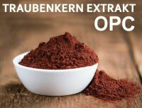OPC Traubenkernextrakt 95% Pulver Traubenkern Extrakt + Zertifikat • 250 g
