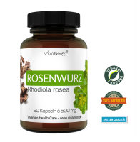 Vivameo ® 90 - 1080 Rosenwurz Rhodiola rosea Kapseln ohne Zusätze à 500 mg