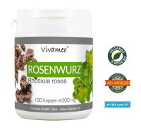 Vivameo ® Rosenwurz Rhodiola rosea Kapseln ohne Zusätze à 500 mg 180 Kapseln • (90 g)