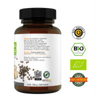 Vivameo ® Bio Kurkuma & Ingwer & Piperin Kapseln à 670 mg ohne Zusätze 480 Kapseln