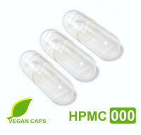 Leerkapseln • HPMC transparent leere Kapseln •...