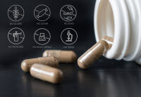 Leerkapseln vegan HPMC - pflanzlich Zellulose - Größe 2 -  transparent • 200 Stück