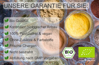 Bio Kurkuma Kapseln à 673 mg mit Bio schwarzem Pfeffer Piperin, Curcumin Vivameo ® • (202 g) 300 Kapseln