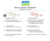 Leerkapseln HPMC • pflanzlich vegan • Größe 00 • Magensaftresistent • Zellulose 200 Stück