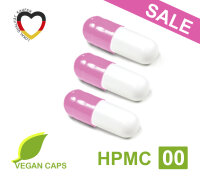 Leerkapseln • HPMC transparent leere Kapseln •...