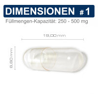 Leerkapseln 100 - 20.000 Gelatinekapseln Größe...