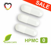 Leerkapseln HPMC • pflanzlich vegan Zellulose •...