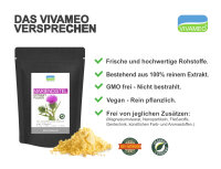 Mariendistel Extrakt Pulver 80% Silymarin (UV) zertifizierte Qualität rein  100 g