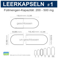 Leerkapseln • HGK Gelatine leere Kapseln •...