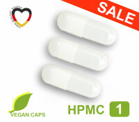 Leerkapseln HPMC • pflanzlich vegan Zellulose •...