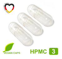 Leerkapseln HPMC • pflanzlich vegan Zellulose •...